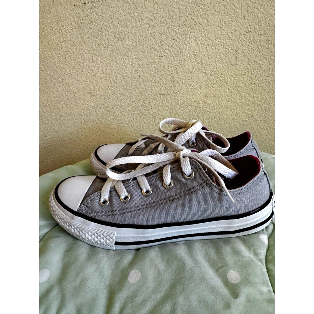 Converse Chuck Taylor All Star Unisex Kids Sneakers Gray/White Low Top 1